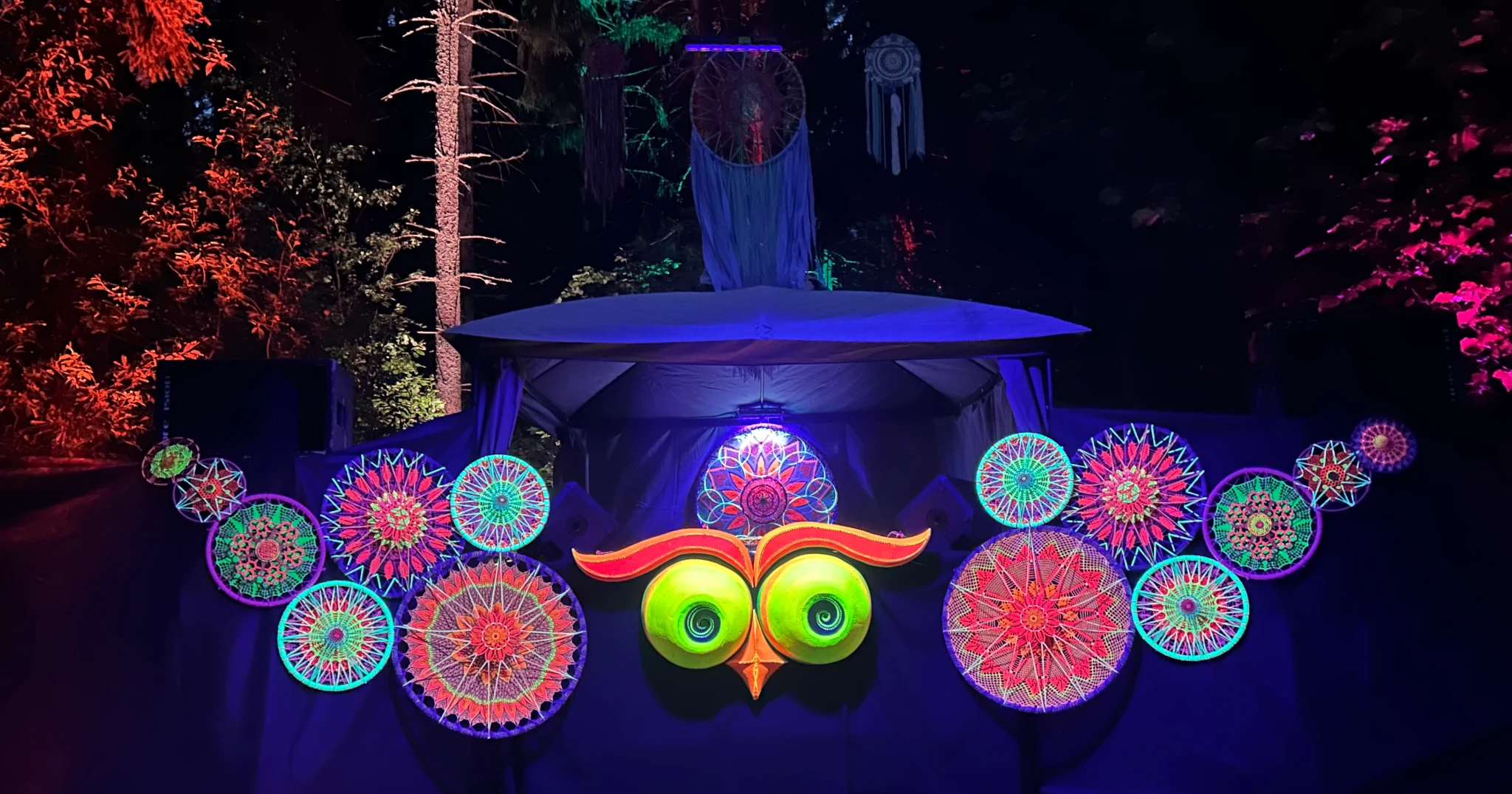 Huhuuproductions UV stage at Ukon juhla